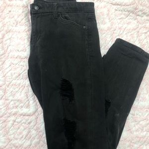 Joe’s Jeans black ripped jeans